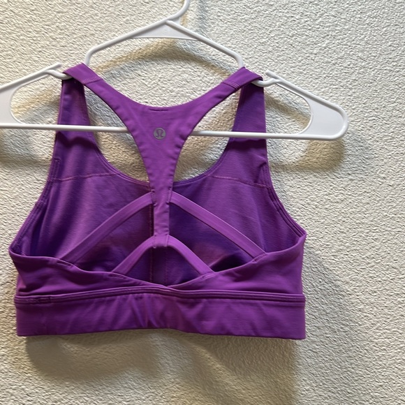 Lululemon Circuit Breaker Bra Moonlit Magenta Sz 6 - Picture 3 of 6